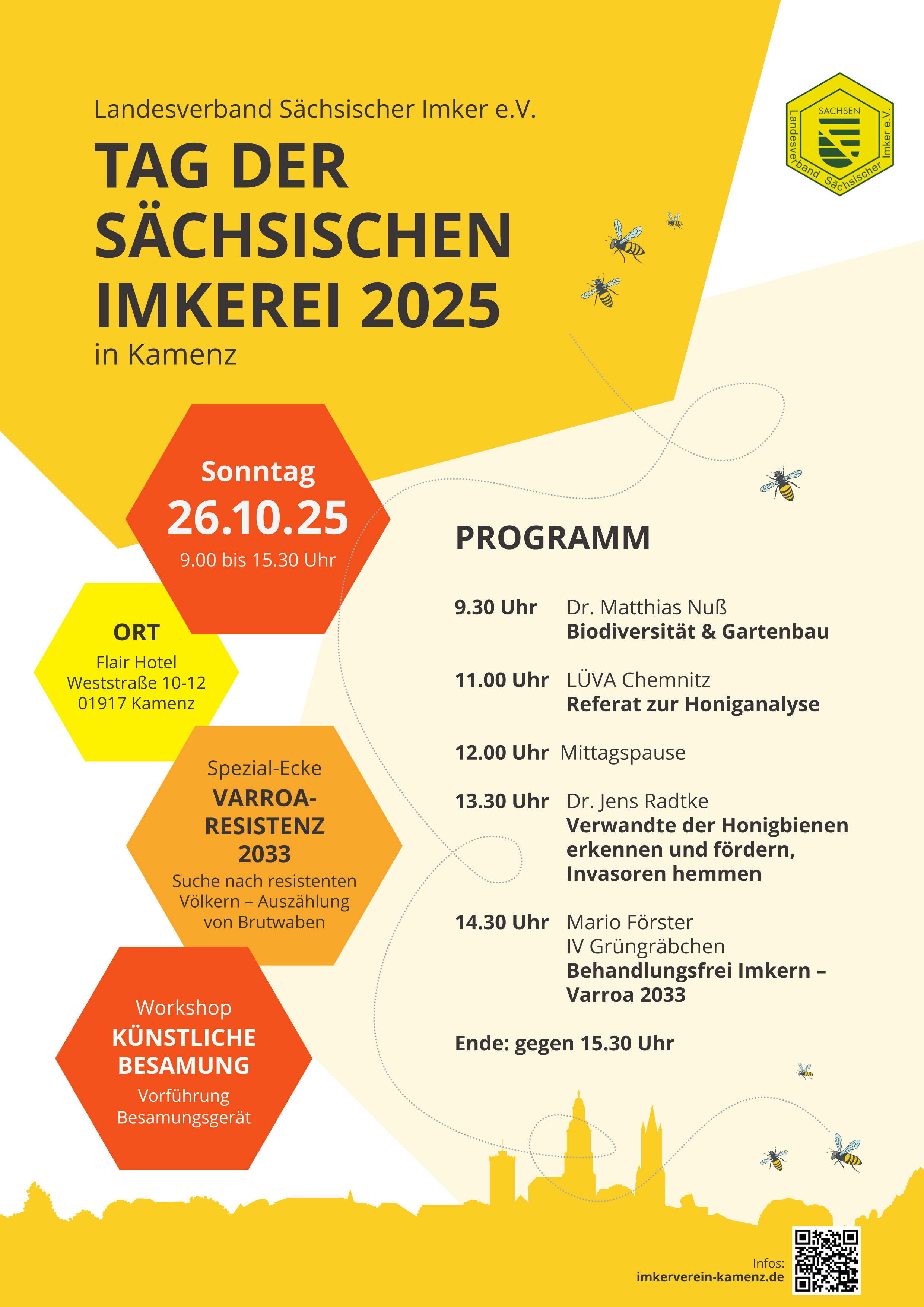 Vorderseite Flyer Imkertag